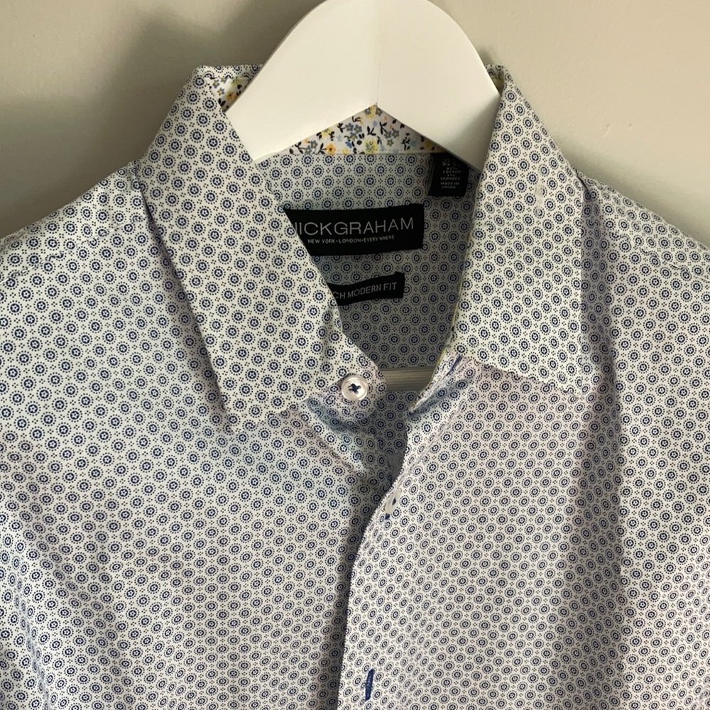 Nick Graham stretch modern fit shirt
